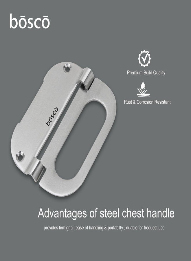 BOSCO Stainless Steel Furniture Drawer Chest Pull Handle Kadi and Bed Storage Box Chest Pull Handles Kadi (Pack of 2) - Image 4